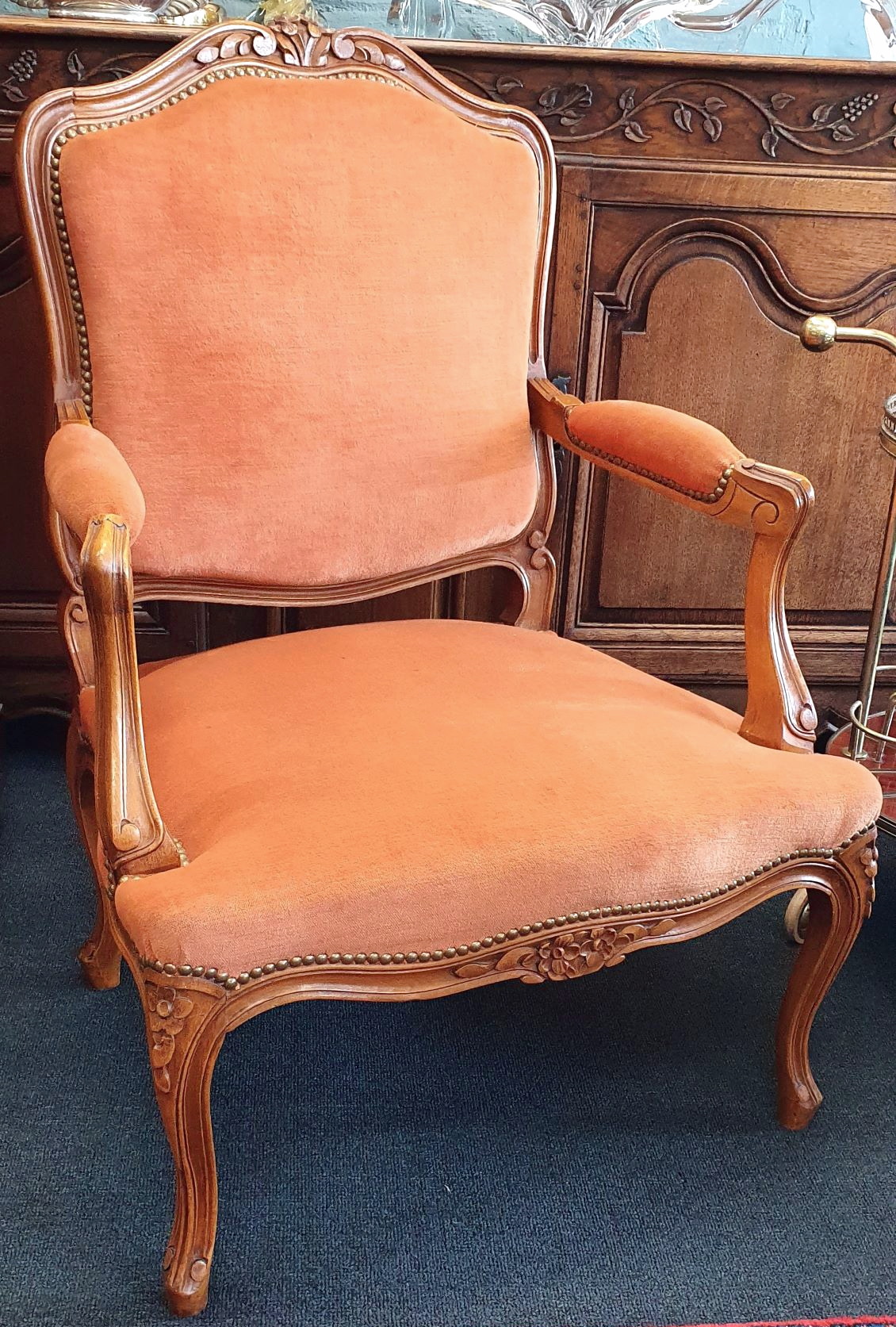 A pair of Parisian Fauteuil Armchairs